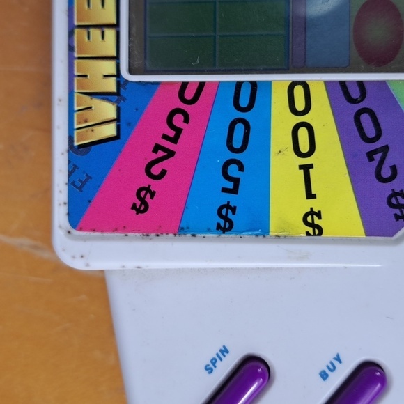 Vintage 1999 Tiger Wheel of Fortune hand held electronic game show game Tested - Picture 4 of 11